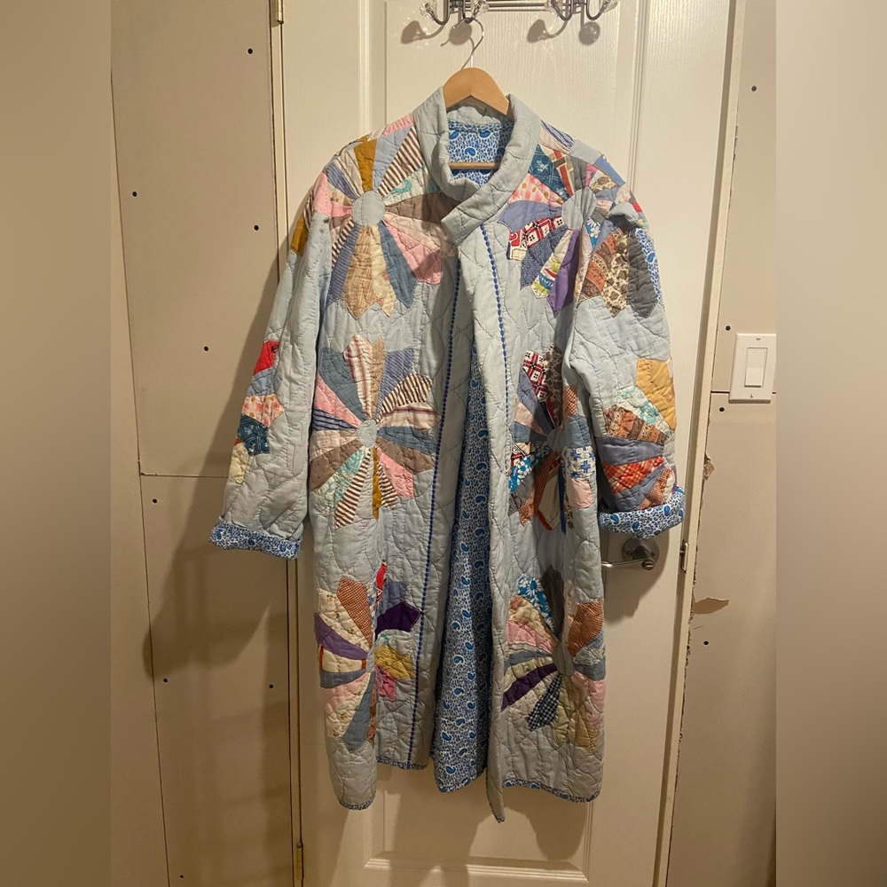 Artisan Made Long Quilted Coat